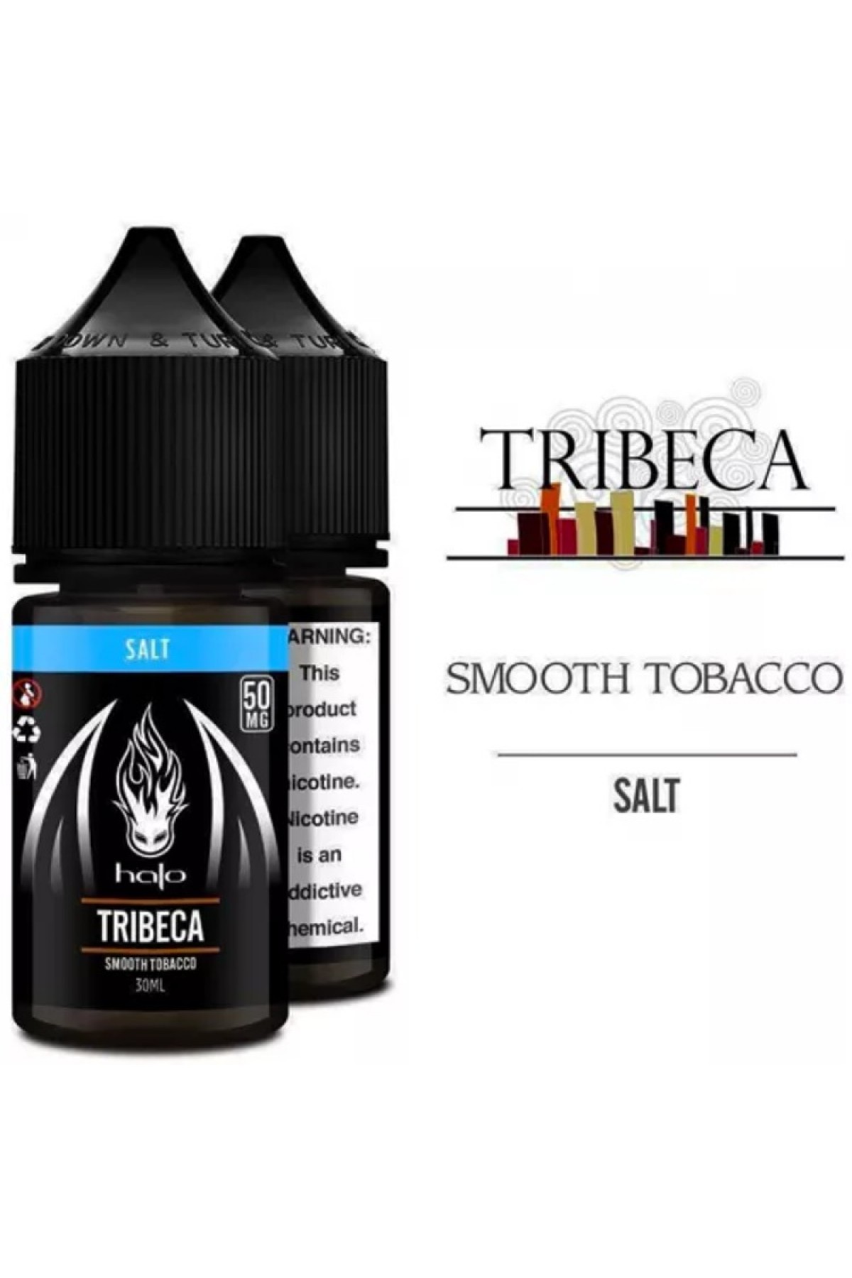 Halo - Tribeca Salt (30ML) (Vanilya, Karamel, Tütün)