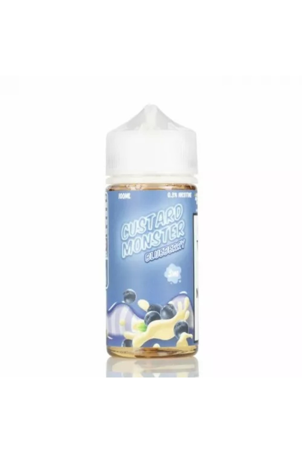 Jam Monster - Custard Monster Blueberry 100ML (Yabanmersini, Vanilyalı Muhallebi)