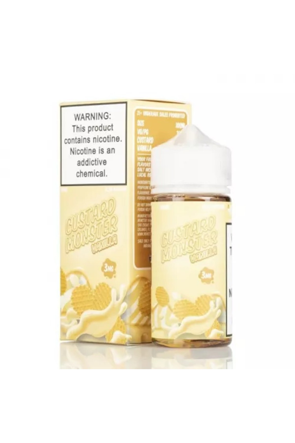 Jam Monster - Custard Monster Vanilla 100ML (Vanilyalı Muhallebi)