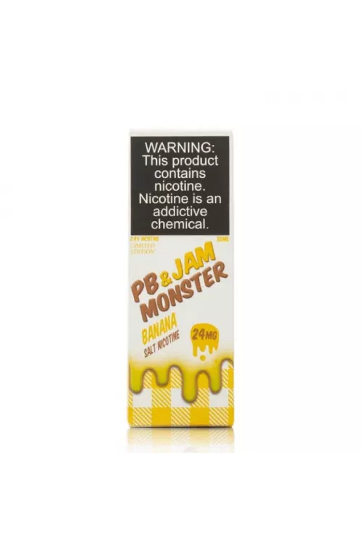 Jam Monster & PB - Banana Salt 30ML (Muz, Fıstık Ezmesi, Kızarmış Tost Ekmeği)