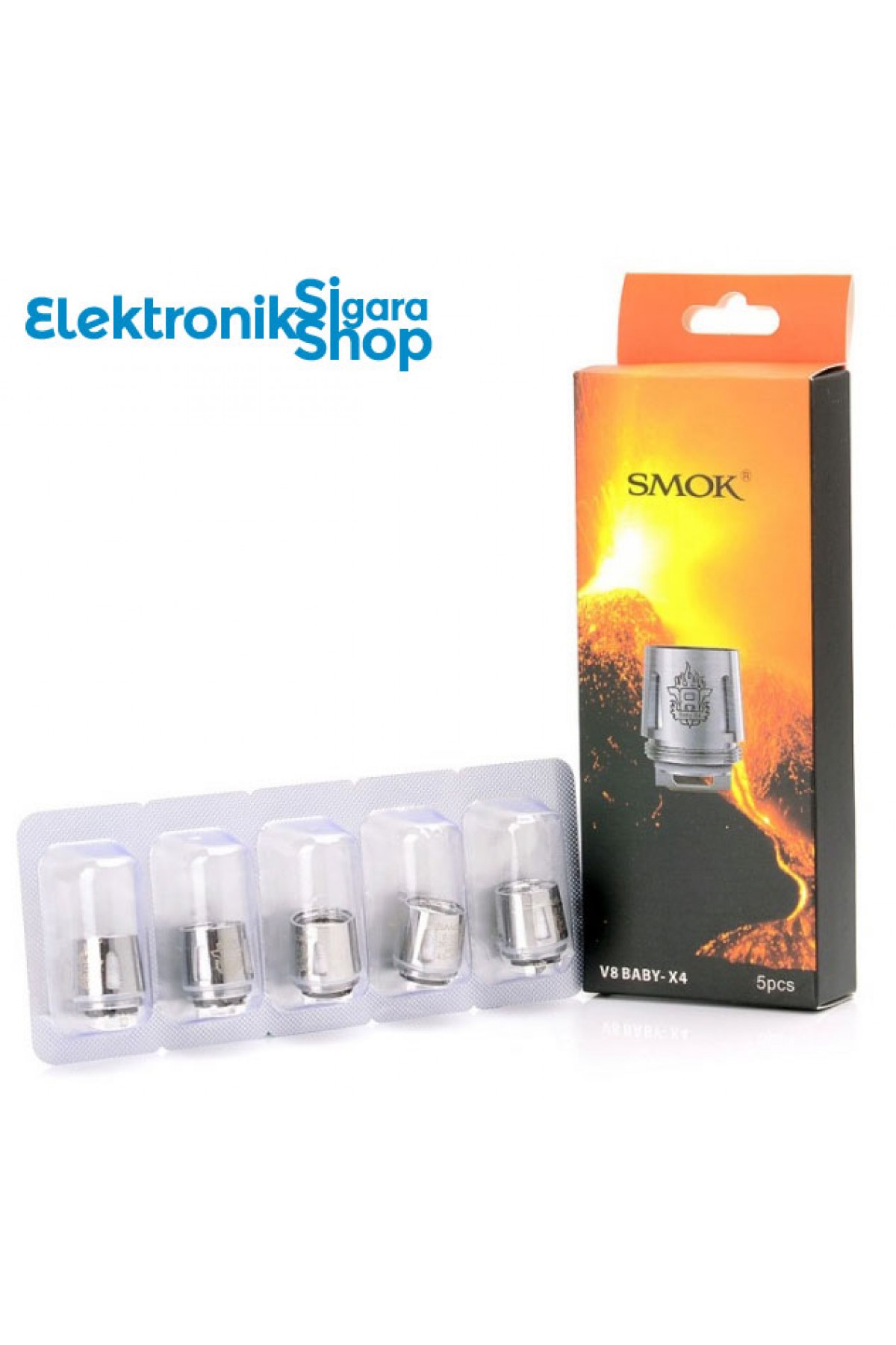 Smok V8 Baby Atomizer Başlığı (V8 Baby Coil) (TFV8 Baby/ Big Baby/ Alien) (5 Adet)